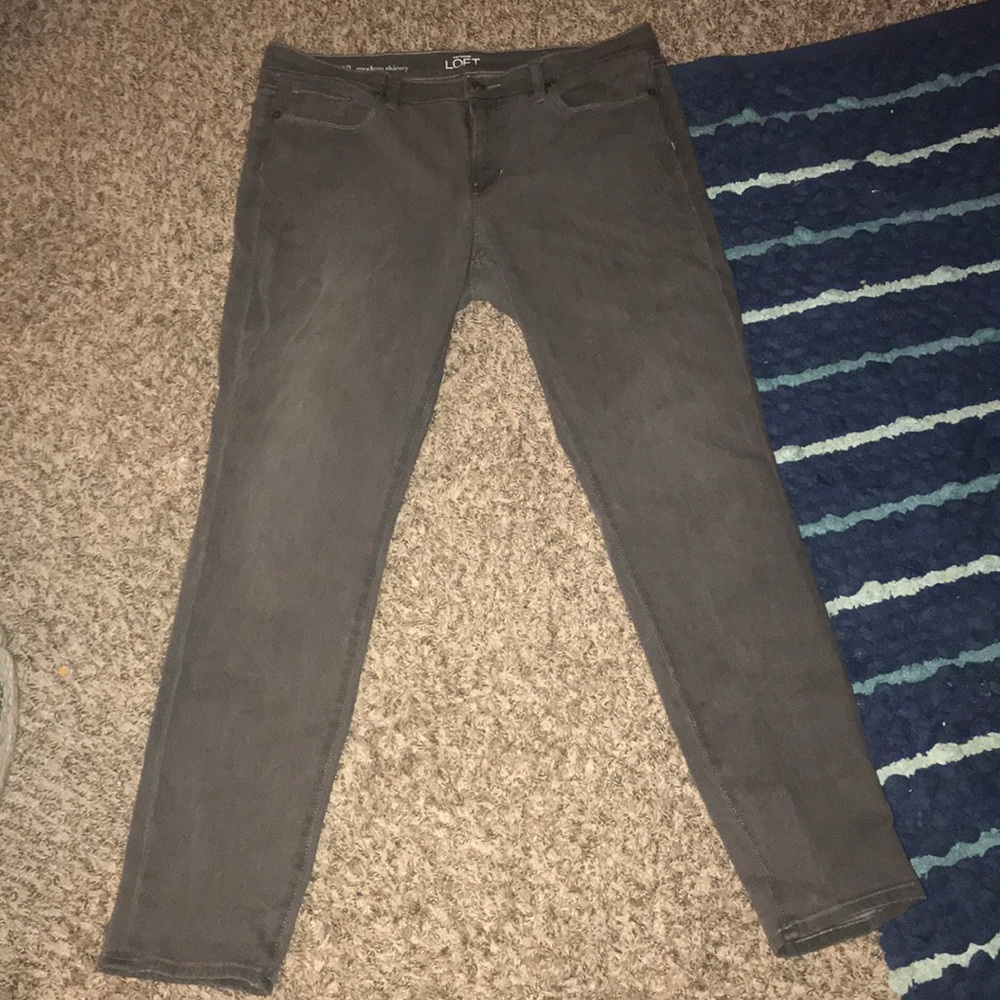 Grey washed Skinny Jeans
